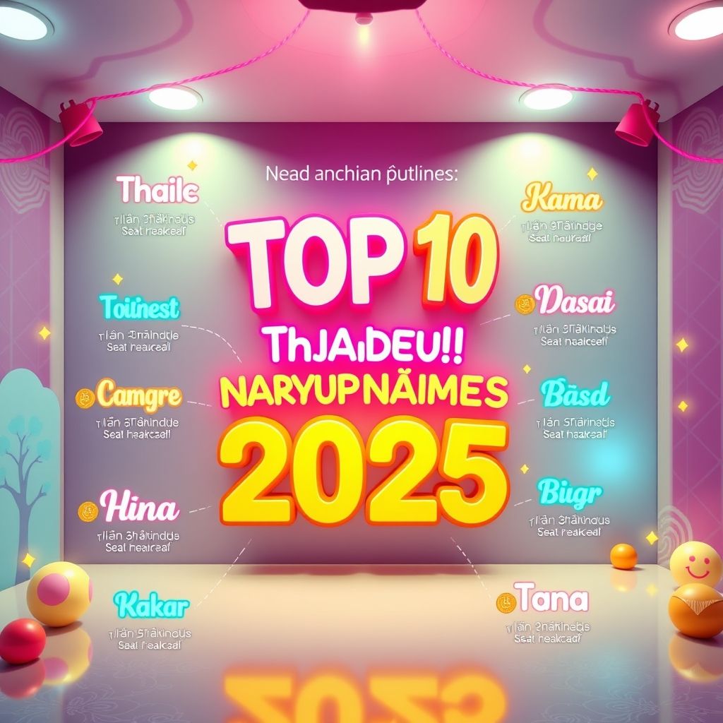 10 ชื่อเล่นเด็กไทยที่กำลังฮิตในปี 2025